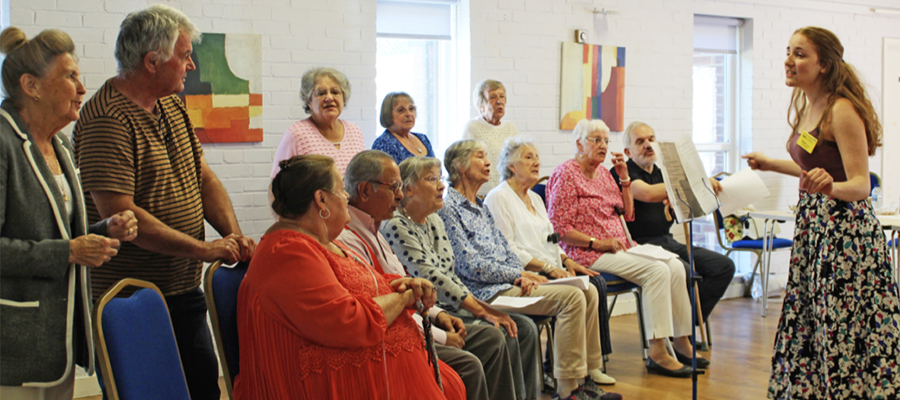 Singing for Breathing group in action