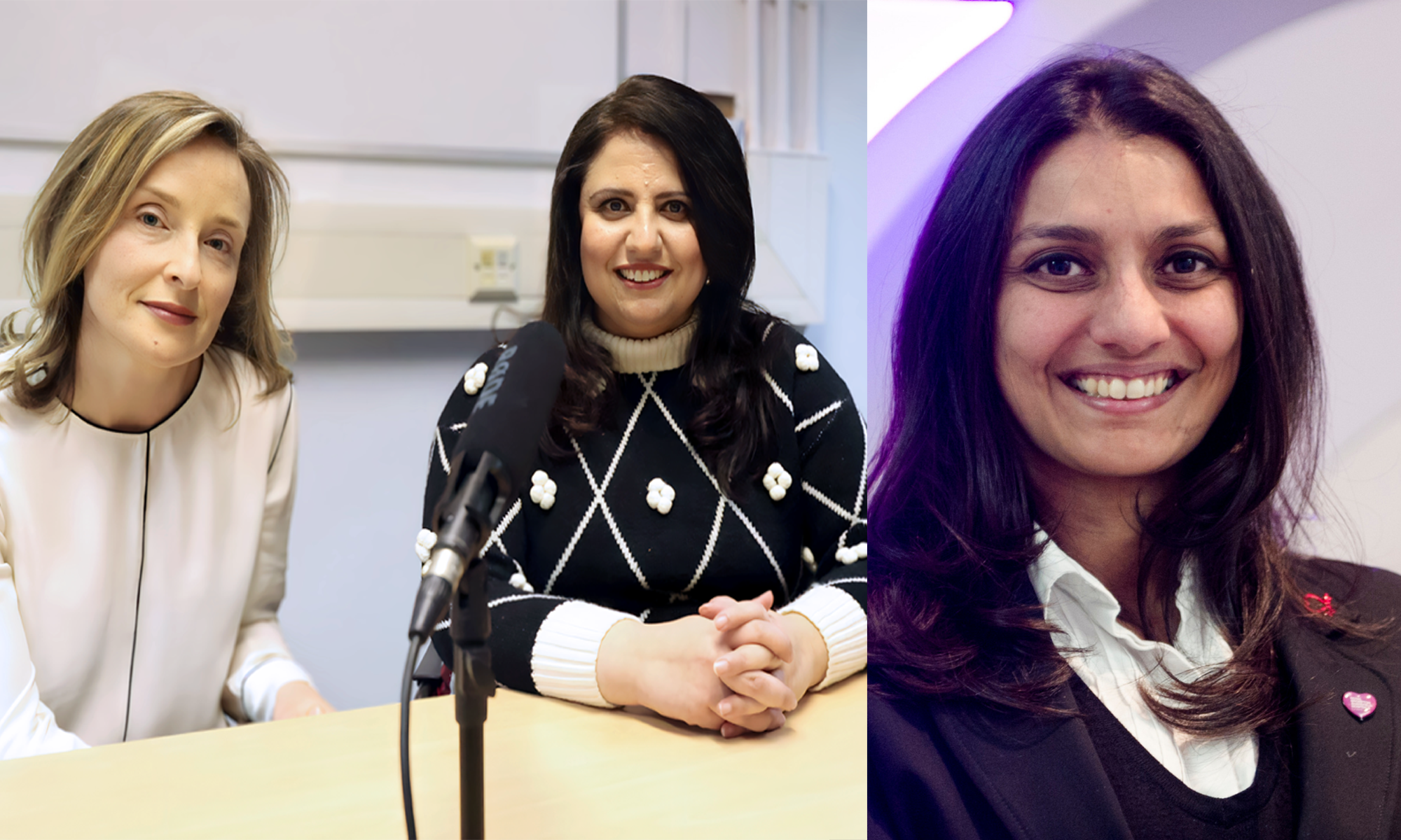 Dr. Carol Ridge, Dr. Nitha Naqvi, and Dr Sonya Babu-Narayan