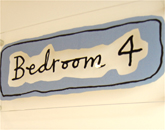 Bedroom sign in sleep centre