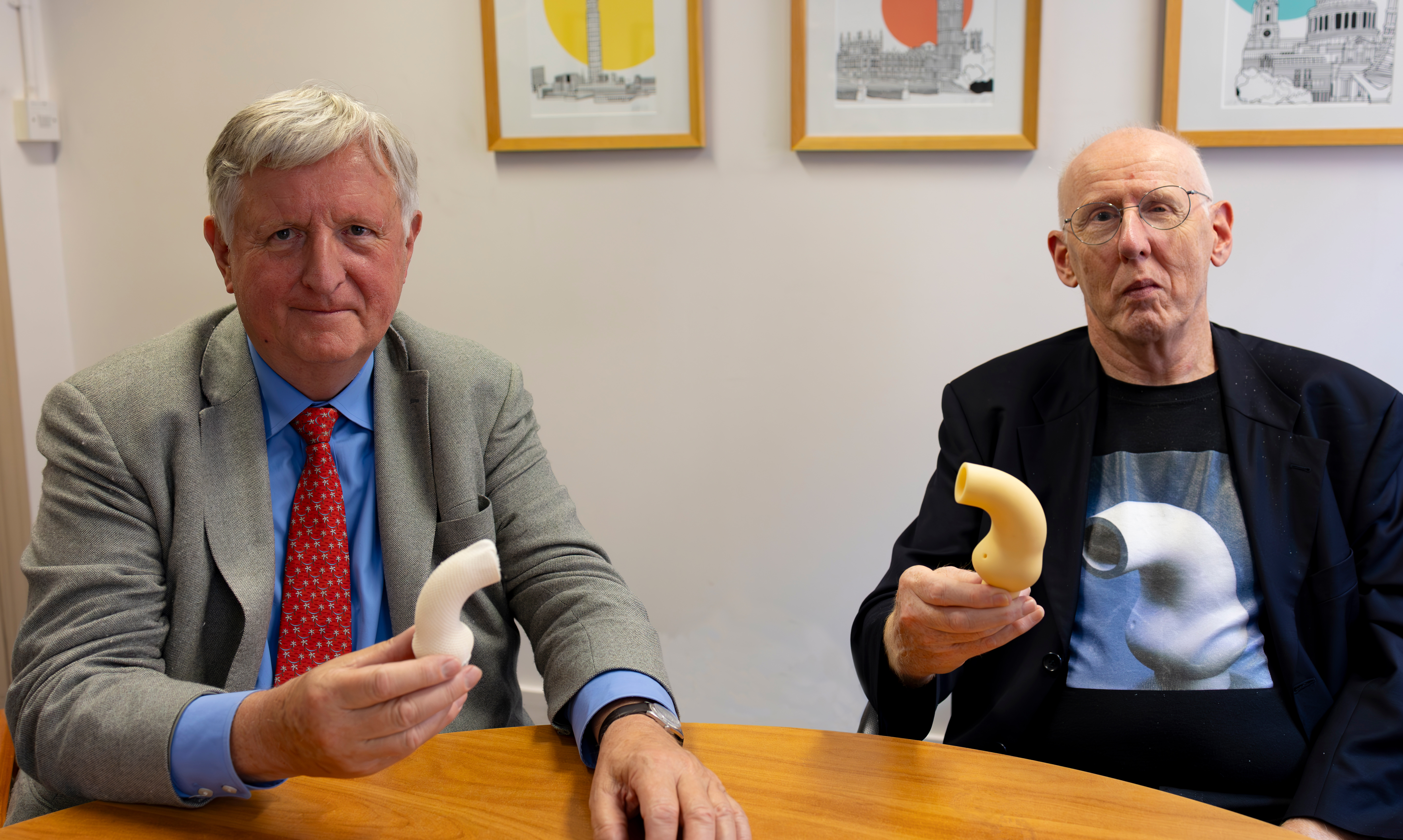 Professor John Pepper (pictured left) and Tal Golesworthy (pictured right) 