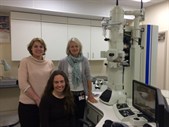 Team of Primary Ciliary Dyskinesia specialists from Royal Brompton Hospital (Back Left to Right) Dr Hannah Mitchison, Dr Claire Hogg and Dr Amelia Shoemark