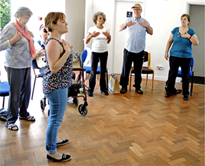 An Singing for Breathing session